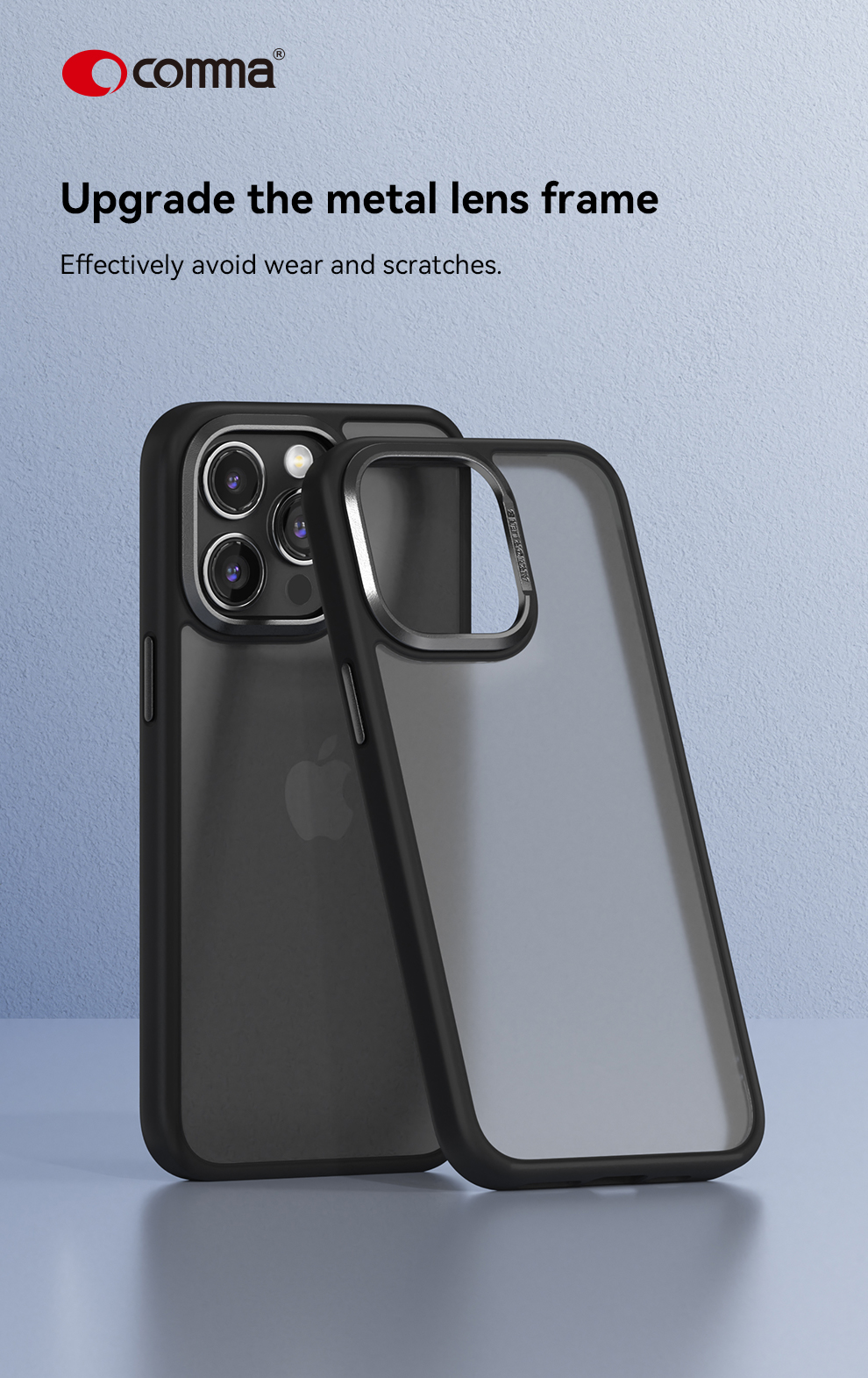 Husa Comma Joy Elegant Iphone 15 Pro Max - Gri - 4 | YEO